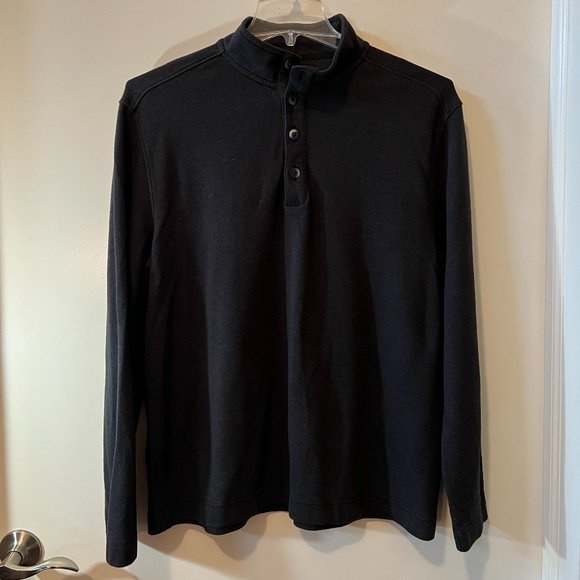 Van Heusen Other - Van Heusen Never Tuck Classic-Fit Buttoned Pullover - Dark Grey